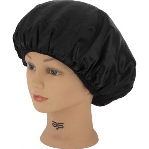 GORRO SATEN CURLY NEGRO
