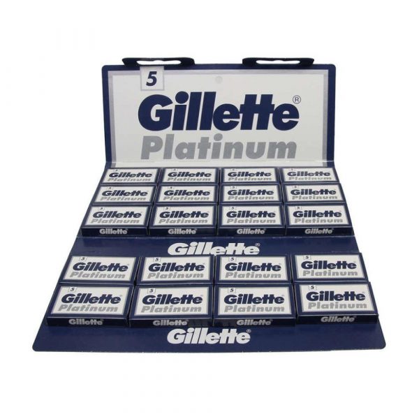 CUCHILLAS GILLETE PLATINUM 100 CUCHILLAS 20X5