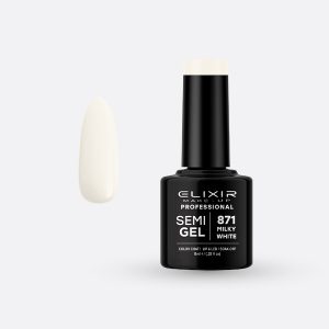 ELIXIR SEMI GEL COLOR 8 ML MILKY WHITE Nº 871