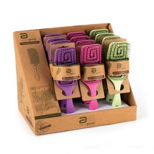 CEPILLO ECO BIODEGRADABLE PALETA PEQU. DISPLAY 12