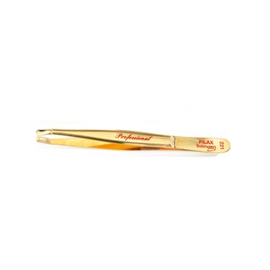 PINZA DEPILAR PROFESIONAL ORO