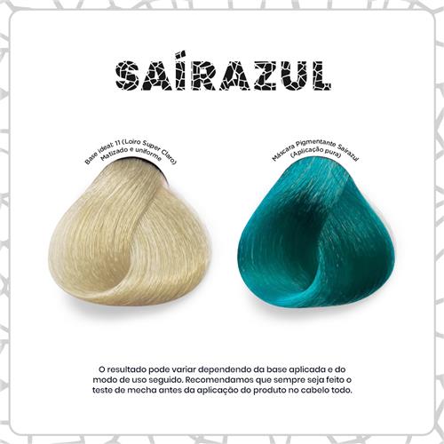 MASCARA SEMI-PERMANENTE 100 ML SAIRA AZUL